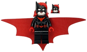 LEGO Batwoman - Cape Black and Red Sides minifigure