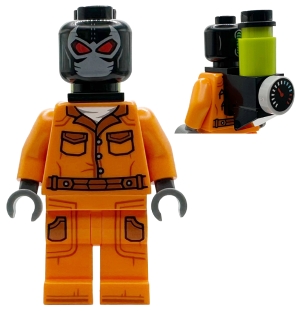 LEGO Bane - Prison Jumpsuit, Backpack minifigure