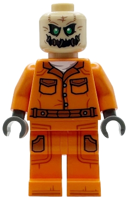 LEGO Scarecrow - No Hat, Prison Jumpsuit, Side Pockets minifigure