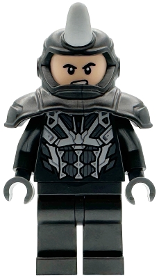 LEGO Rhino - Shoulder Armor with Light Bluish Gray Horn minifigure