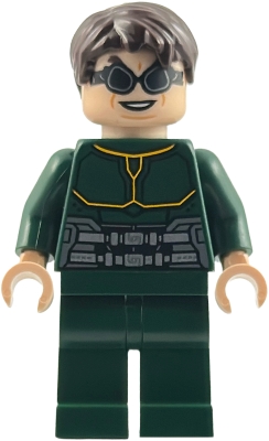 LEGO Dr. Octopus (Otto Octavius) / Doc Ock - Dark Green Outfit, Dark Brown Hair minifigure sh1120