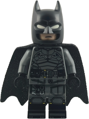 LEGO Batman - Dark Bluish Gray Suit, Cowl with White Eyes, Black Boots minifigure sh1121