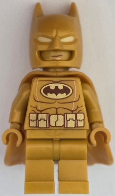LEGO Batman - Pearl Gold Suit, Flexible Rubber Cape minifigure sh1124