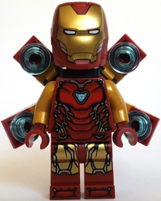 LEGO Iron Man - Mark 85 Armor, Large Helmet Visor, Power Lasers minifigure sh1127