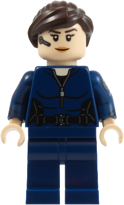 LEGO Maria Hill - Dark Blue Suit, Printed Arms minifigure sh1129