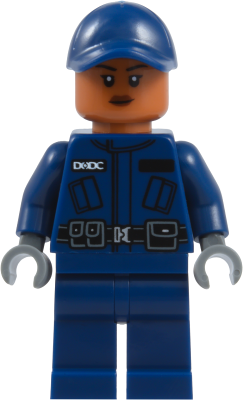 LEGO Prison DODC Guard minifigure sh1142