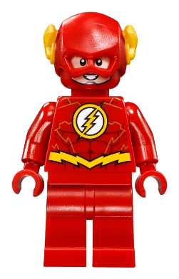 LEGO The Flash - Gold Outlines on Chest minifigure