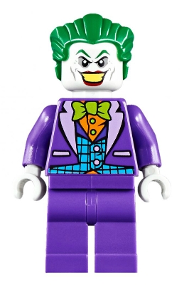 LEGO The Joker - Lime Bow Tie minifigure