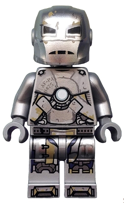 LEGO Iron Man Mark 1 Armor (Trans-Clear Head) minifigure