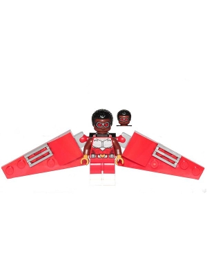 LEGO Falcon - Red, Brick Built Wings minifigure