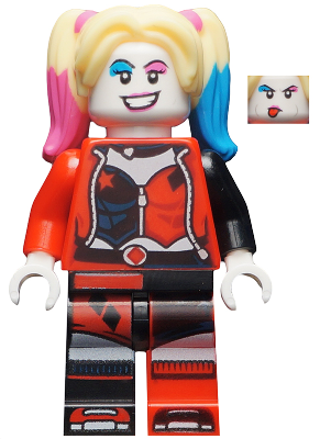 LEGO Harley Quinn - Jacket Open, Corset minifigure