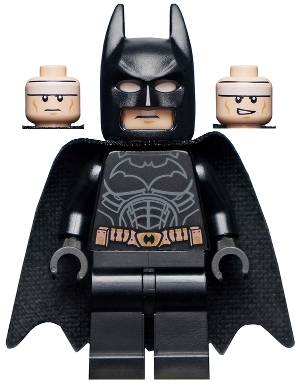 LEGO Batman - Black Suit with Copper Belt, Spongy Cape minifigure