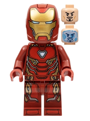 LEGO Iron Man Mark 50 Armor - Helmet with Large Visor minifigure