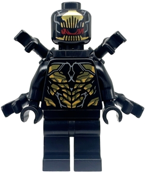 LEGO Outrider - Extended Arms, Torso with Short Dark Bluish Gray Tips at Neck minifigure