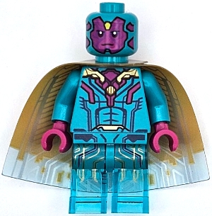 LEGO Vision - Dark Turquoise minifigure