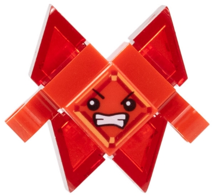 LEGO Kryptomite - Red, Small Crystals minifigure