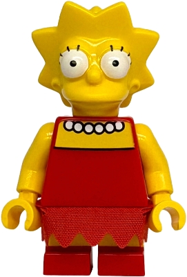 LEGO Lisa Simpson - Skirt with 13 Points minifigure