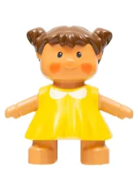 LEGO Duplo Figure Doll, Lisa's Baby, Yellow Dress minifigure