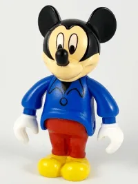 LEGO Mickey Mouse Figure with Blue Shirt, Red Pants (no cap) minifigure