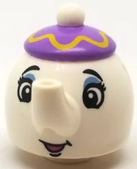 LEGO Duplo Figure, Disney Princess, Mrs. Potts (Duplo Utensil Teapot) minifigure