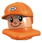 LEGO Primo Figure Head Truck Driver with Helmet minifigure