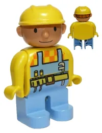 LEGO Duplo Figure, Male, Bob the Builder minifigure