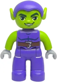 LEGO Duplo Figure Lego Ville, Green Goblin, Dark Purple Outfit (6593625) minifigure