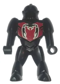 LEGO Knights Kingdom II - Nestle Promo Figure Shadow Knight with Scorpion Pattern (Sticker) minifigure