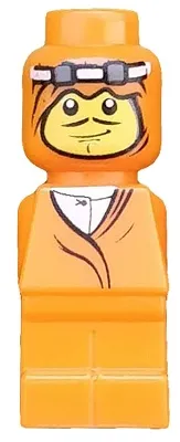 LEGO Microfigure Ramses Pyramid Adventurer Orange (Without Belt) minifigure