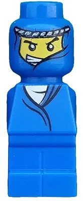 LEGO Microfigure Ramses Pyramid Adventurer Blue (Without Belt) minifigure