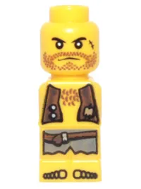 LEGO Microfigure Pirate Plank Pirate Yellow minifigure