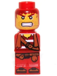 LEGO Microfigure Pirate Plank Pirate Red minifigure