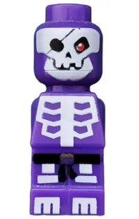 LEGO Microfigure Ninjago Skeleton Dark Purple minifigure