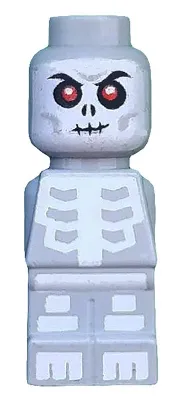 LEGO Microfigure Ninjago Skeleton Light Bluish Gray minifigure
