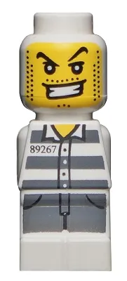 LEGO Microfigure City Alarm Thief minifigure