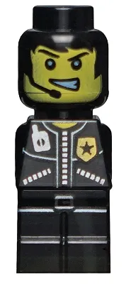 LEGO Microfigure City Alarm Police Officer minifigure