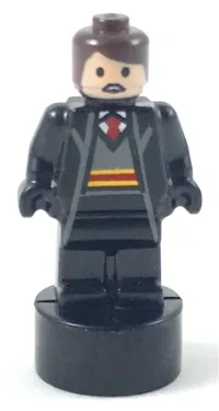 LEGO Gryffindor Student Statuette / Trophy #1, Dark Brown Hair minifigure