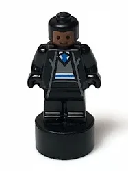 LEGO Ravenclaw Student Statuette / Trophy #3, Black Hair, Reddish Brown Face minifigure