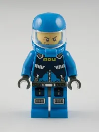 LEGO Alien Defense Unit Soldier 2 - Dark Bluish Gray Hips minifigure
