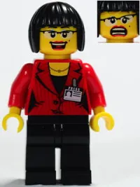LEGO Alien Conquest Reporter minifigure