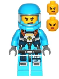 LEGO Alien Defense Unit Soldier 5, Female minifigure