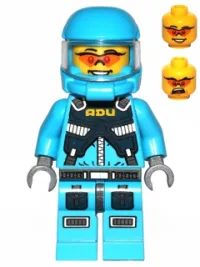 LEGO Alien Defense Unit Soldier 1 - Dark Azure Hips minifigure