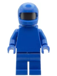 LEGO Space Suit - Blue with Air Tanks, Pearl Dark Gray Head minifigure