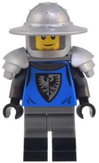 LEGO Mountain Fortress Black Falcon Soldier - Helmet with Broad Brim, Shoulder Armor minifigure