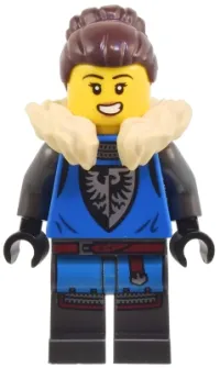 LEGO Mountain Fortress Black Falcon Woman minifigure