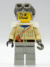 LEGO Baron Von Barron with Light Gray Aviator Cap minifigure