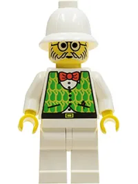 LEGO Dr. Kilroy - Green Vest, White Legs minifigure