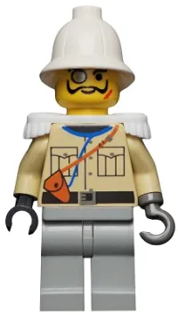 LEGO Baron Von Barron with Pith Helmet and White Epaulettes minifigure