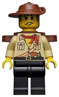 LEGO Johnny Thunder (Desert) with Backpack minifigure