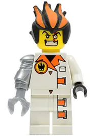 LEGO Dr. Inferno (Pearl Light Gray Claw) minifigure